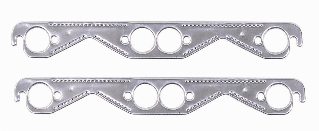 Mr Gasket Alum SBC Exhaust Gasket Round Port 7402G