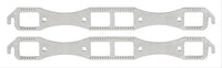 Mr Gasket Alum. Exhaust Gasket Set BBM w/Rect. Ports 7430G