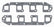 Mr Gasket Fits 2003-2008 Chrysler 5.7L Hemi Gen III. Square Ports, 1.45 Inch x 1.47 Inch 7594