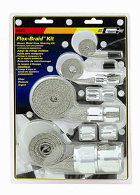 Mr Gasket Mr. Gasket Flex-Braid Hose Sleeve Kit - Silver 8092