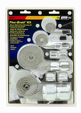 Mr Gasket Mr. Gasket Flex-Braid Hose Sleeve Kit - Silver 8092