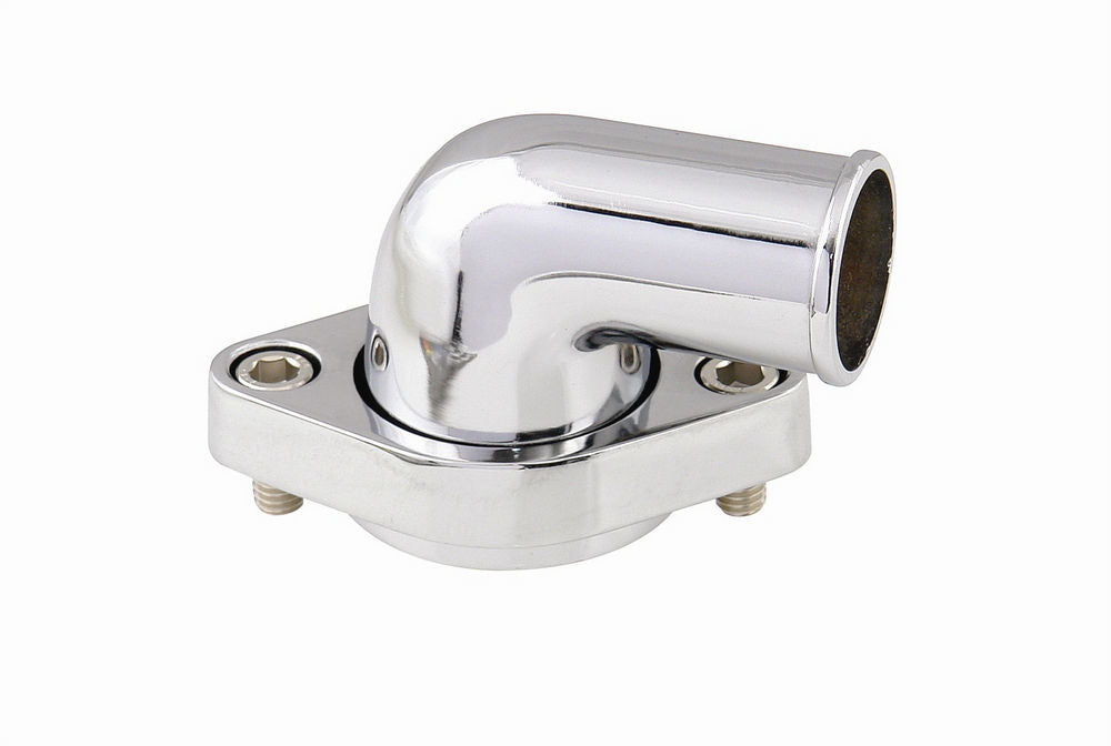 Mr Gasket Mr. Gasket O-ring Style Chrome Water Neck - 90 degree 9142G