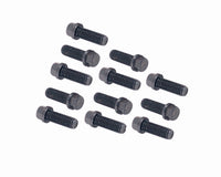 Mr Gasket Mr. Gasket Header Bolts -3/8-16 x 1 Inch Hex Head - Black Oxide 917