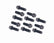 Mr Gasket Mr. Gasket Header Bolts -3/8-16 x 1 Inch Hex Head - Black Oxide 917