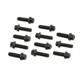 Mr Gasket Mr. Gasket Header Bolts - M8-1.25 25mm Hex Head - Black Oxide 918G