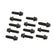 Mr Gasket Mr. Gasket Header Bolts - M8-1.25 25mm Hex Head - Black Oxide 918G