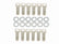 Mr Gasket Mr. Gasket Intake Manifold Bolt Set - Socket Head 956G