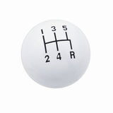 Mr Gasket Classic Shifter Knob 5 Speed White 9619