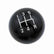 Mr Gasket Mr. Gasket Shifter Knob - 5-Speed - Black 9626