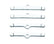 Mr Gasket Custom extra long, 1/4 Inch Diameter Holes, 4 in a set 9817
