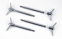 Mr Gasket Mr. Gasket Valve Cover Y Wing Bolts - Chrome Plated - 4 pack 9824