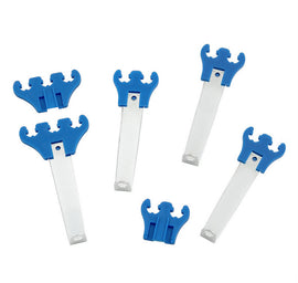 Mr Gasket Mr. Gasket Standard Wire Loom Kit - Chrome / Blue 9881