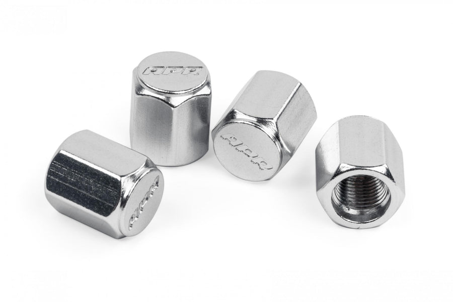 Valve Stem Caps Silver Stylish valve stem caps in Silver APR