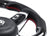 Steering Wheel Carbon Fiber & Perforated Leather MK7 GTI/GLI Red (For use with Paddles) Fits VW Golf R 15-19, GTI 15-21, Jetta 15-24 APR