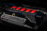 Engine Cover 2.5T EA855.2 Forged Carbon Fiber Fits Audi RS3 17-24, TT RS Quattro 18-22 APR