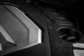 Engine Cover C8 4.0T EA825 Carbon Fiber Fits 2021-2024 Audi RS6 Avant/RS7 Sportback APR