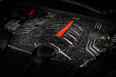 Engine Cover 2.9T/3.0T/4.0T (4M) SUV Forged Carbon Fiber Fits Audi Q7 19-23, Q8 19-23, RS Q8 20-24, SQ7 20-24, SQ8 20-24 Bentley Bentayga 19-24, Bentayga EWB 23-24 Lamborghini Urus 22-24 Porsche Cayenne 19-23 APR