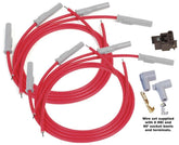 MSD Super Conductor Spark Plug Wire Set, 8 Cyl Multi-Angle Plug, Socket/HEI 31199