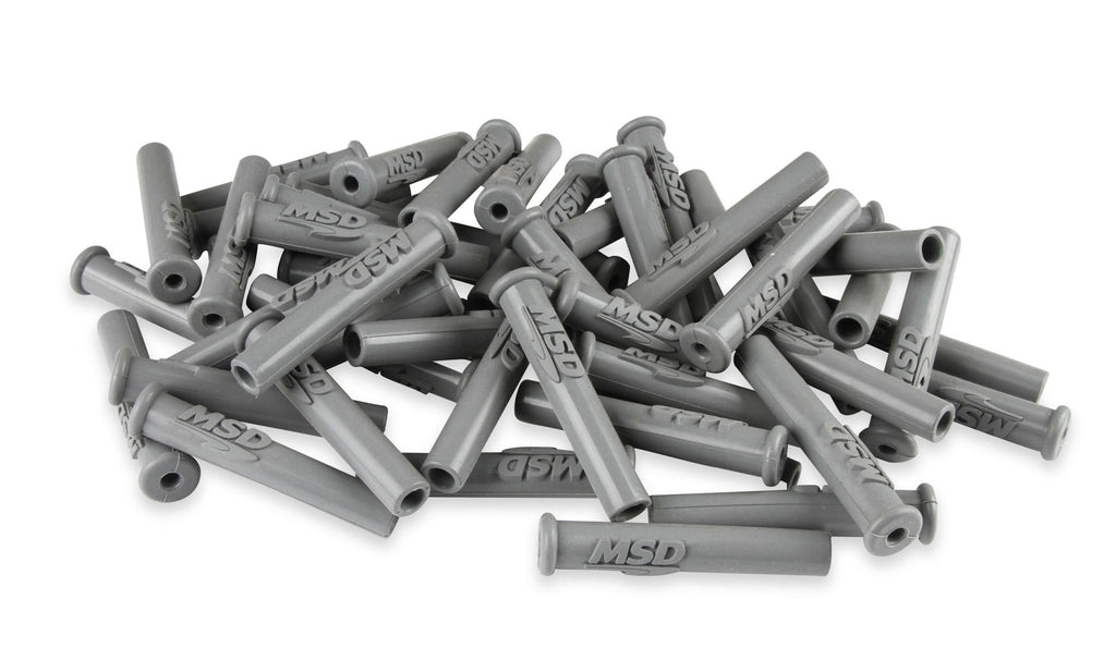 Spark Plug Boot Straight Gray Silicone 50pk 34564