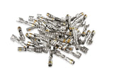 MSD Spark Plug Terminals, Straight Dual Crimp, Multi-Angle, Stainless Steel Qty 50 34604