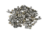 MSD Spark Plug Terminals, 90 Degrees Dual Crimp, Stainless SteelQty 50 34614