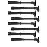 MSD Set of 8 Hemi Tubes, Elbows, End Caps and Screws, Black 34753