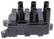 MSD Street Fire Ignition Coil Pack, 2001-2004  Ford 6-Tower DIS Style, Black 5529