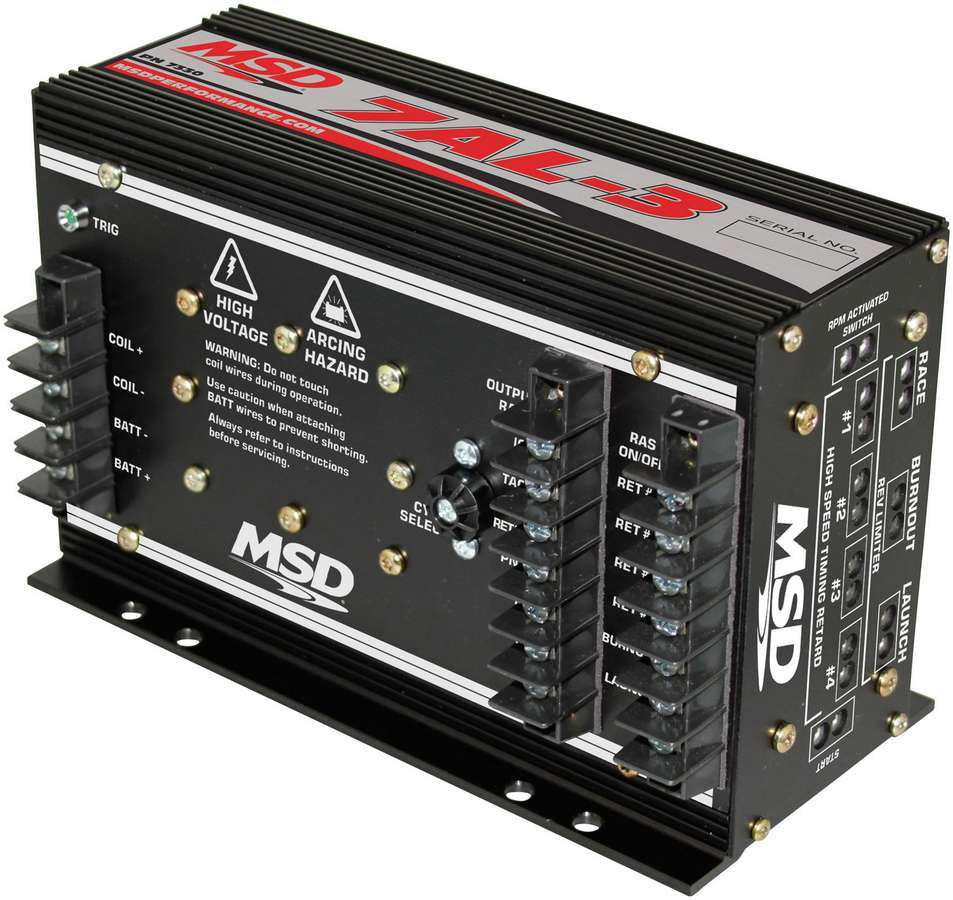 MSD 7AL-3 Pro Drag Race Ignition Box Black 7330