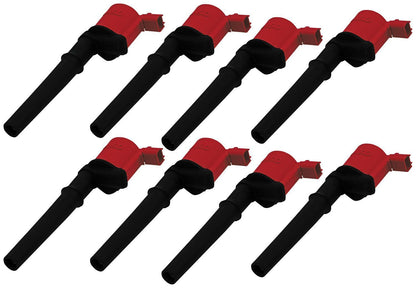 MSD Blaster Ignition Coil, Ford 4-Valve V8, Red, 8-Pack | 82448
