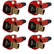 MSD MSD Ignition Coil - Ford EcoBoost - 3.5L V6 - 3-Pin Connector - Red - 6-Pack 82576