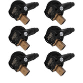 MSD MSD Ignition Coil - Ford EcoBoost - 3.5L V6 - 3-Pin Connector - Black - 6-Pack 825763