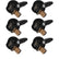 MSD MSD Ignition Coil - Ford EcoBoost - 3.5L V6 - 3-Pin Connector - Black - 6-Pack 825763