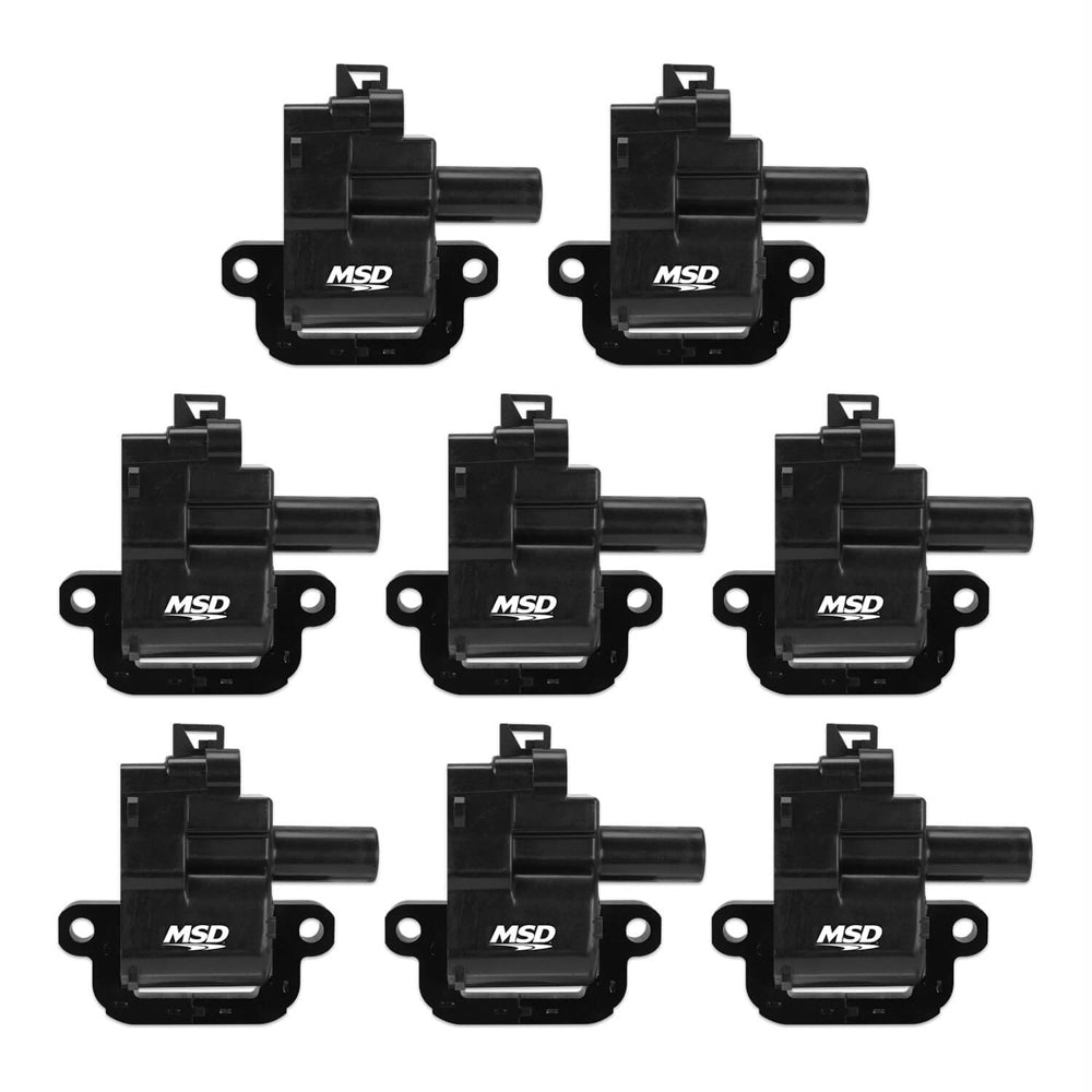 MSD Coils GM 98-06 (LS1/6) 8-Pack  - Black 826283