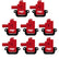 MSD MSD Ignition Coil - GM LS Blaster Series - LS1/LS6 Engines - Red - 8-Pack 82628