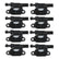 MSD MSD Ignition Coil - Blaster Series - Gen V GDI Engine - Black - 8-Pack - Square 826683
