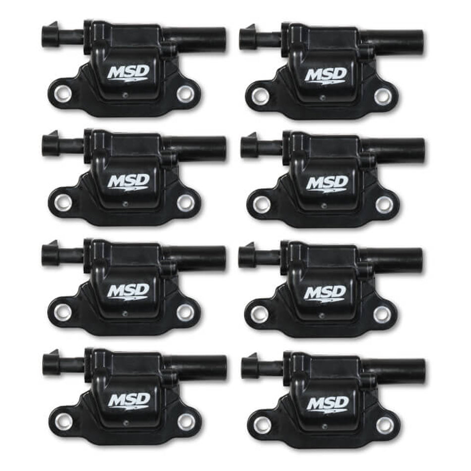 MSD Coil Black Square GM V8 2014-Up 8pk 826683