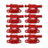 MSD MSD Ignition Coil - Blaster Series - Gen V GDI Engine - Red - 8-Pack - Square 82668