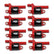 MSD MSD Ignition Coil - Blaster Series - Gen V GDI Engine - Red - 8-Pack - Round 82688