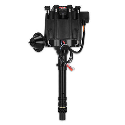 MSD Black Pro-Billet Chevy HEI Distributor, Black Anodized | 83653