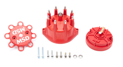 MSD Red Cap and Race Rotor Kit, PN 8431 + PN 8467 | 84315