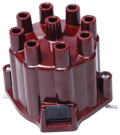 MSD Chevy V8 Distributor Cap, Alkyd, Use with Rotor PN 8467 | 8437