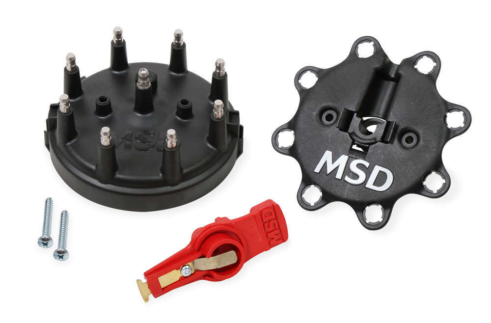 MSD Cap & Rotor Kit - 85-95 Ford - Black 84823