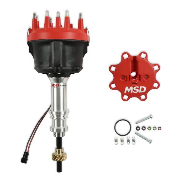 MSD Billet Distributor SBF 302 w/Bronze Gear 85827