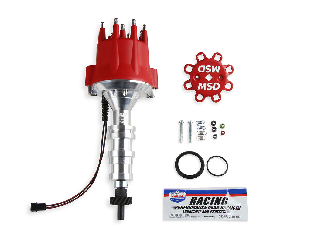 MSD Billet Distributor BBF FE w/Steel Gear 85941