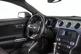 Steering Wheel Carbon Fiber with Leather Grips 2018-2023 Ford Mustang Drake Muscle Cars