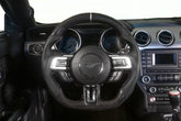 Steering Wheel Carbon Fiber with Leather Grips 2018-2023 Ford Mustang Drake Muscle Cars