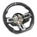 Steering Wheel Carbon Fiber with Leather Grips 2018-2023 Ford Mustang Drake Muscle Cars