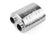 Premium Sound Absorption Muffler Dual 63.5mm (2.5 Inch) T304 stainless steel with straight-through Dual 63.5mm (2.5 Inch) inlet and outlet. Oval Body 220mm (8.66 Inch) x 169mm (6.65 Inch) x 260mm (10.24 Inch) APR