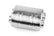 Premium Sound Absorption Muffler Dual 63.5mm (2.5 Inch) T304 stainless steel with straight-through Dual 63.5mm (2.5 Inch) inlet and outlet. Oval Body 220mm (8.66 Inch) x 169mm (6.65 Inch) x 260mm (10.24 Inch) APR
