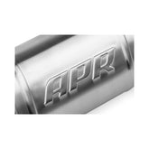 Premium Sound Absorption Muffler 76mm (3 Inch) T304 stainless steel with straight-through 76mm (3 Inch) inlet and outlet. Triangle Body 345mm (13.58 Inch) x 128 mm (5.04 Inch) x 131 mm (5.16 Inch) APR